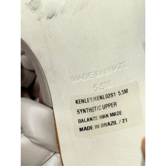 Steve Madden Sandals Womens 5.5 Tan Kenley Citron Braided Open Toe High Heel‎ - Picture 9 of 10